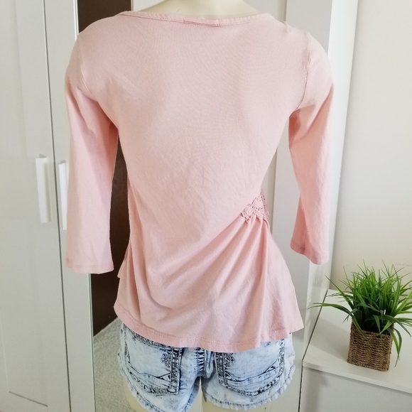 Elle Pink Embellished Top - Picture 4 of 5